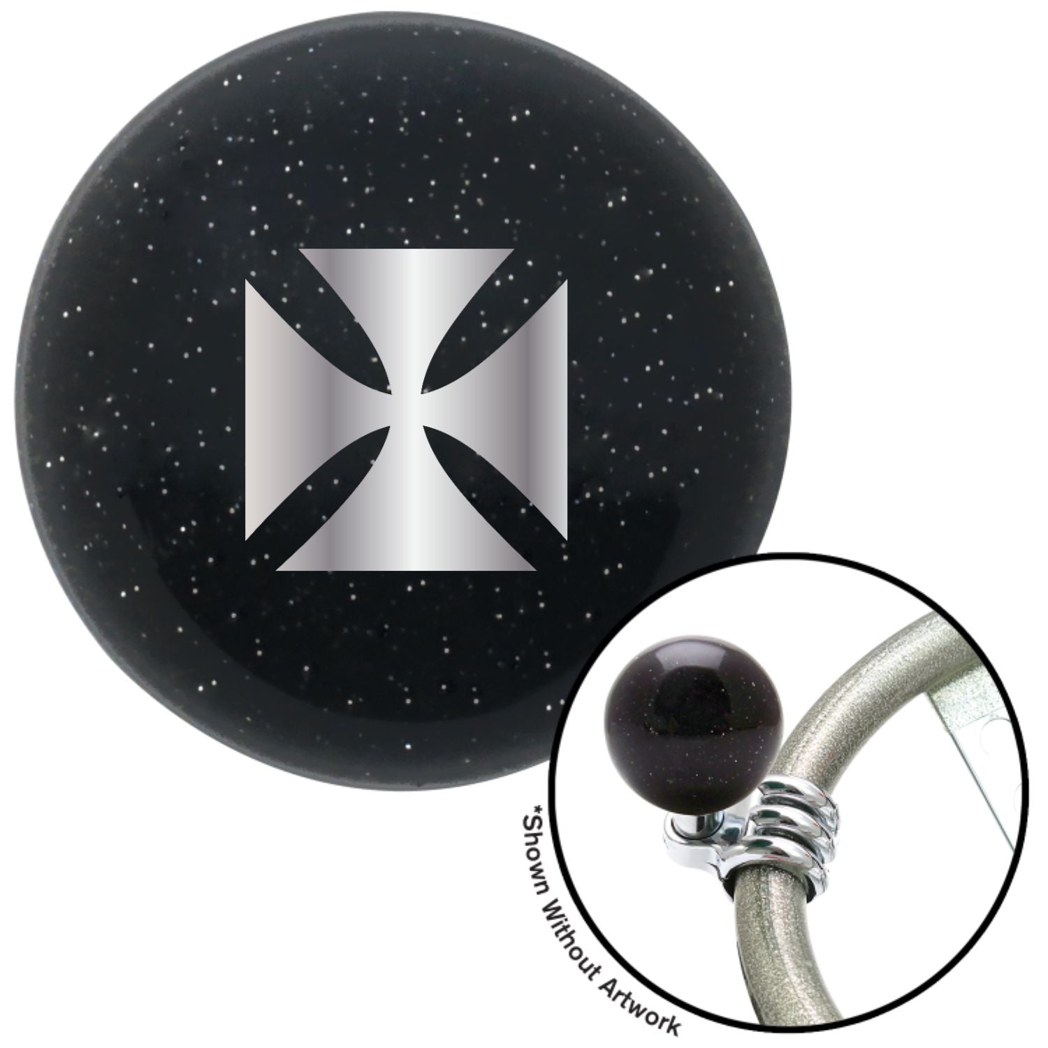 Custom Printed Old Skool Round Metal Flake Custom Adjustable Suicide Brody Steering Knob 320