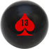 Custom Printed Solid Billiard Pool Cue Ball Shift Knob with Steel M16 x 1.5 Insert 363