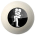 Custom Printed Solid Billiard Pool Cue Ball Shift Knob with Steel M16 x 1.5 Insert 394