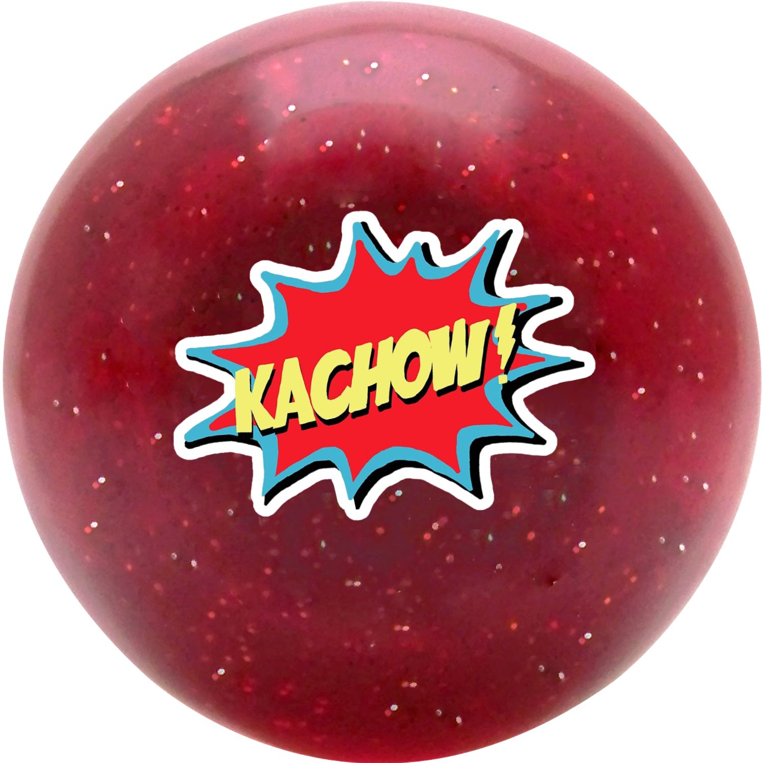 Custom Printed Translucent Metal Flake Sparkle Retro Vintage Round Shift Knob with 16mm x 1.5 Insert 261