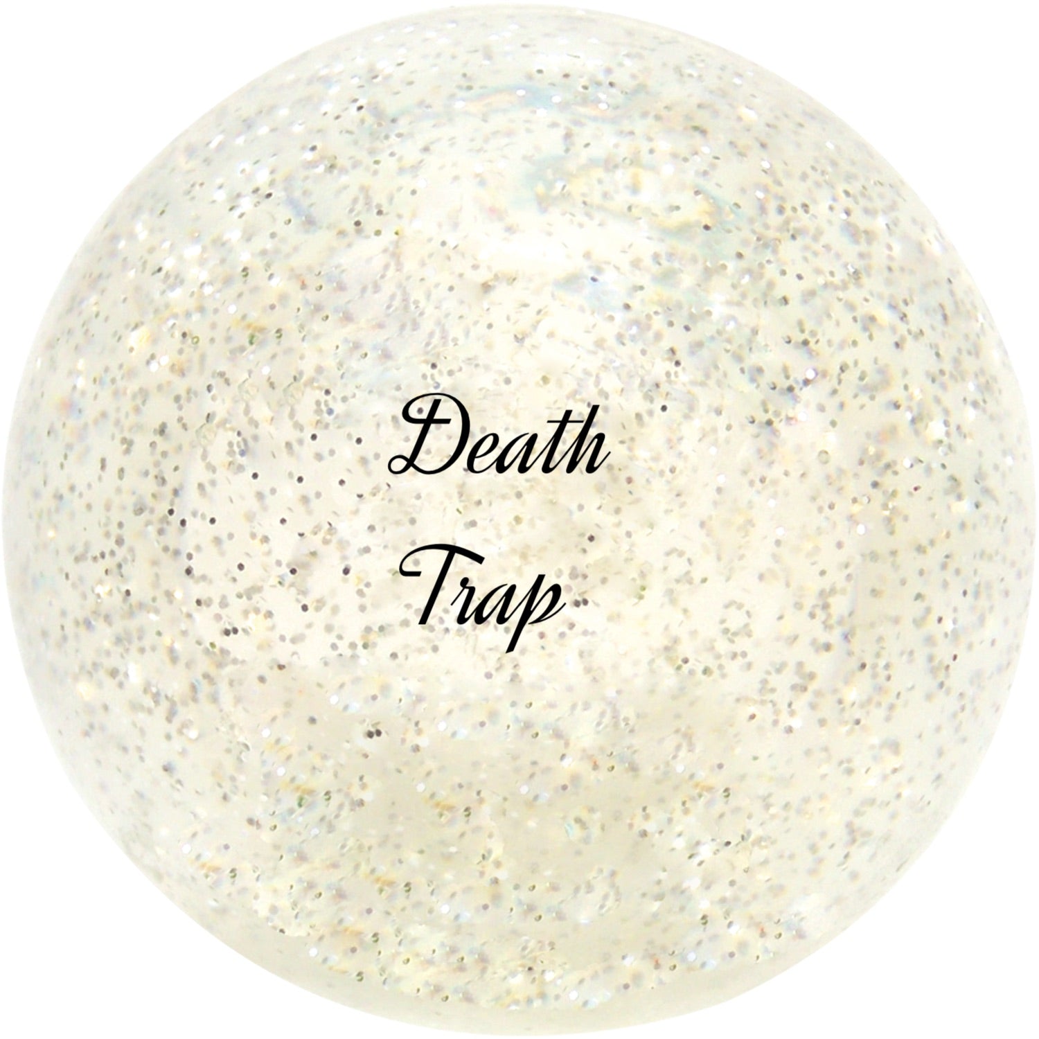 Custom Printed Translucent Metal Flake Sparkle Retro Vintage Round Shift Knob with 16mm x 1.5 Insert 380