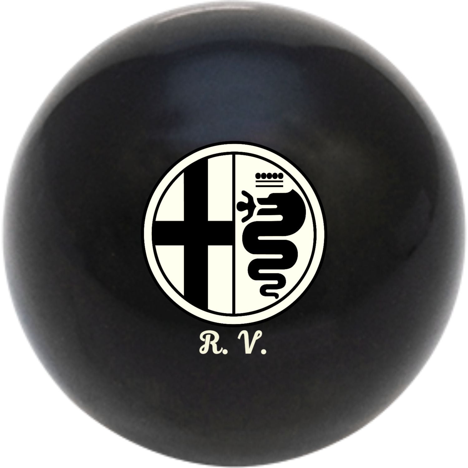 Custom Printed Solid Billiard Pool Cue Ball Shift Knob with Steel M16 x 1.5 Insert 411