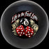 Custom Printed Solid Billiard Pool Cue Ball Shift Knob with Steel M16 x 1.5 Insert 411