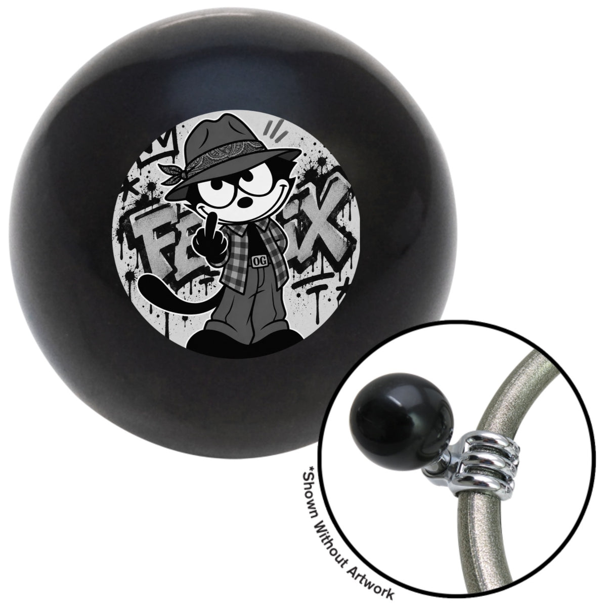 Custom Printed Solid Billiard Pool Cue Ball Adjustable Suicide Brodie Steering Wheel Knob 410