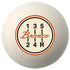 Custom Printed Solid Billiard Pool Cue Ball Shift Knob with Steel M16 x 1.5 Insert 392