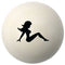 Custom Printed Solid Billiard Pool Cue Ball Shift Knob with Steel M16 x 1.5 Insert 254