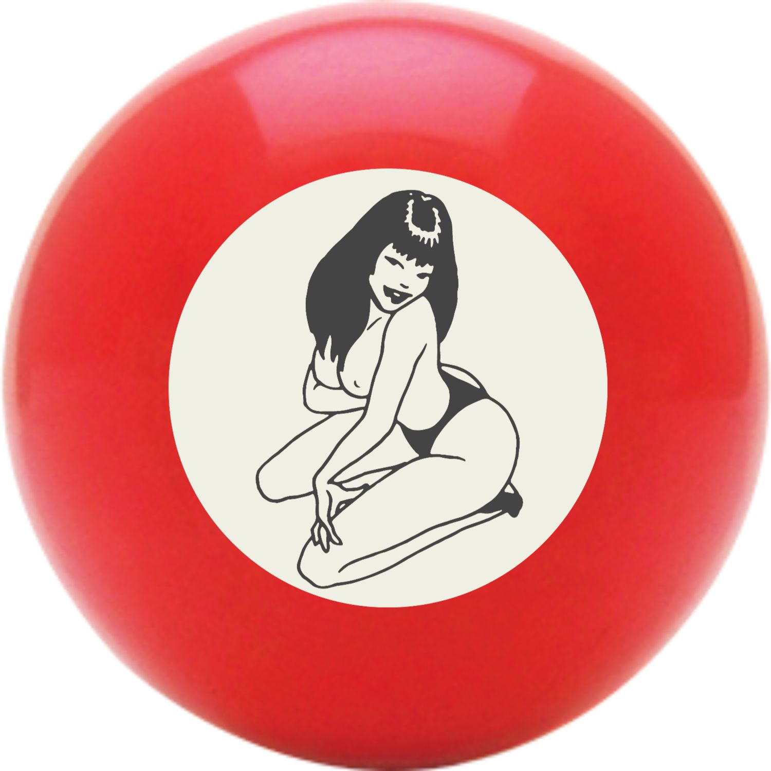 Custom Printed Solid Billiard Pool Cue Ball Shift Knob with Steel M16 x 1.5 Insert 257