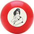 Custom Printed Solid Billiard Pool Cue Ball Shift Knob with Steel M16 x 1.5 Insert 257
