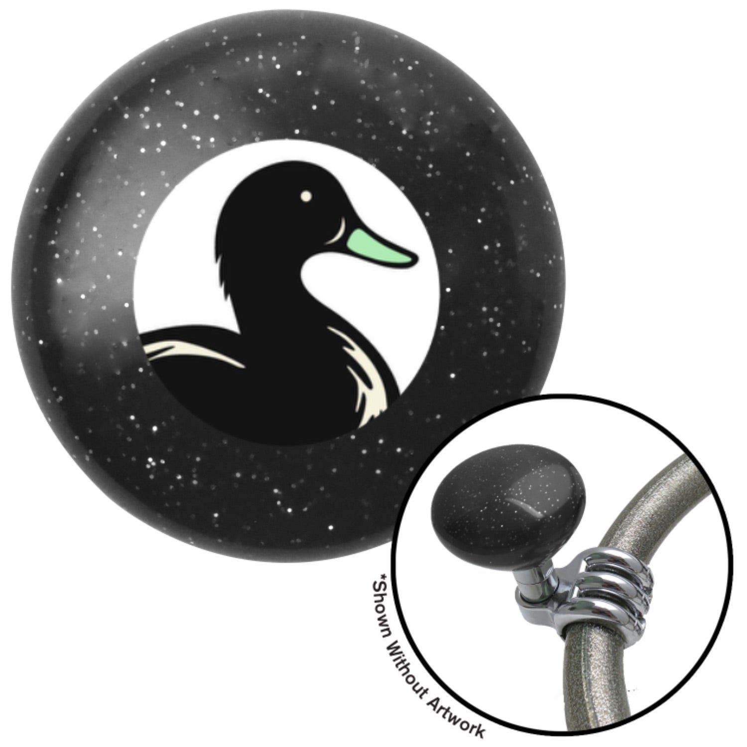 Custom Printed Retro Mushroom Metal Flake Adjustable Suicide Brodie Steering Wheel Knob 300