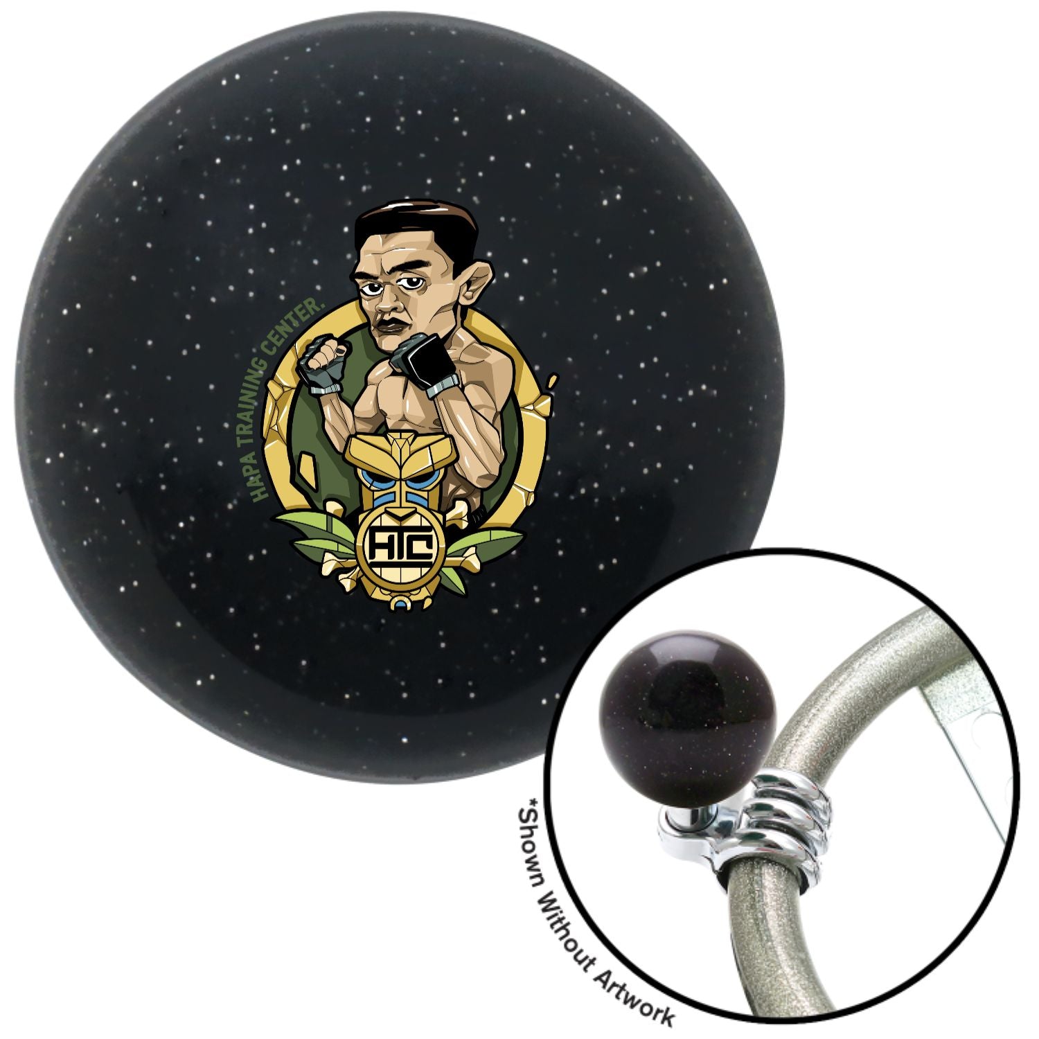 Custom Printed Old Skool Round Metal Flake Custom Adjustable Suicide Brodie Steering Wheel Knob 443